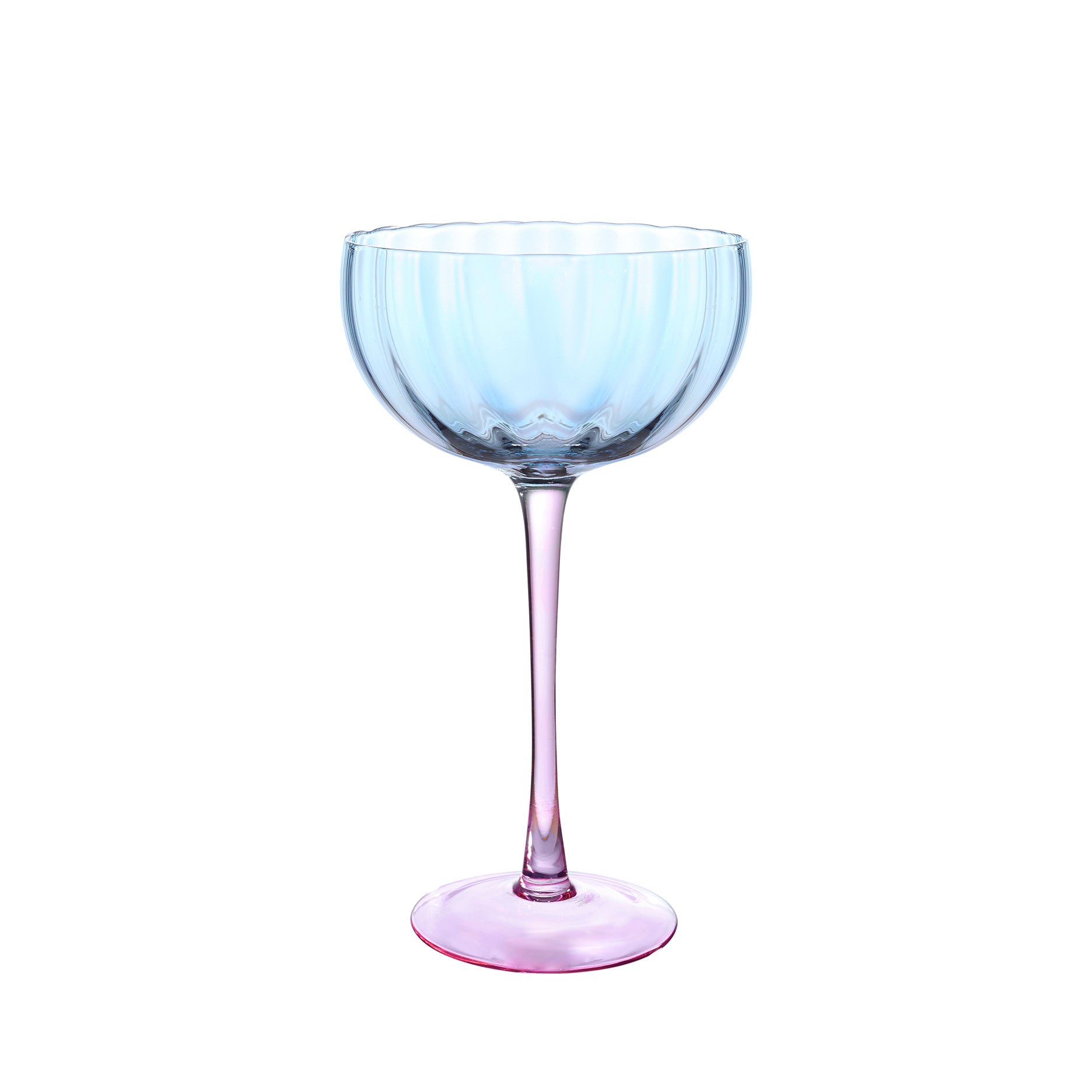 Candy Blue Champagneskål